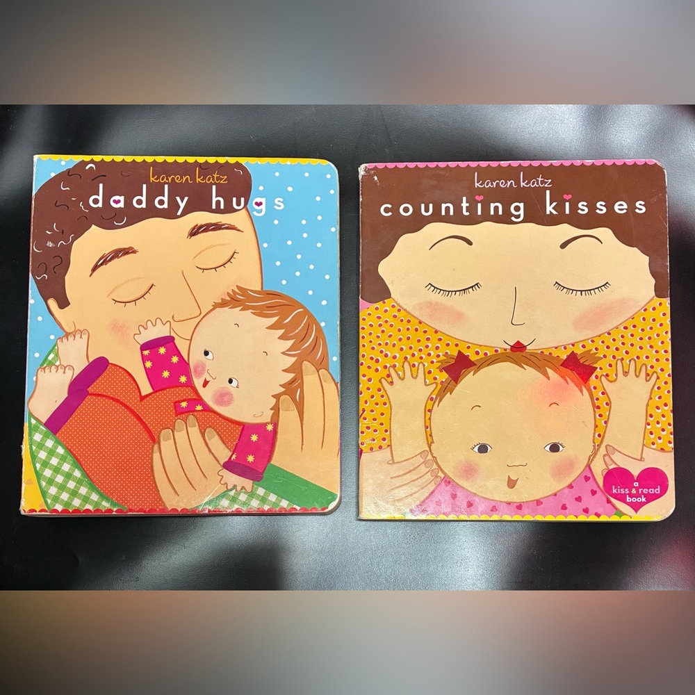 2 Board Books - Daddy Hugs & Counting Kisses